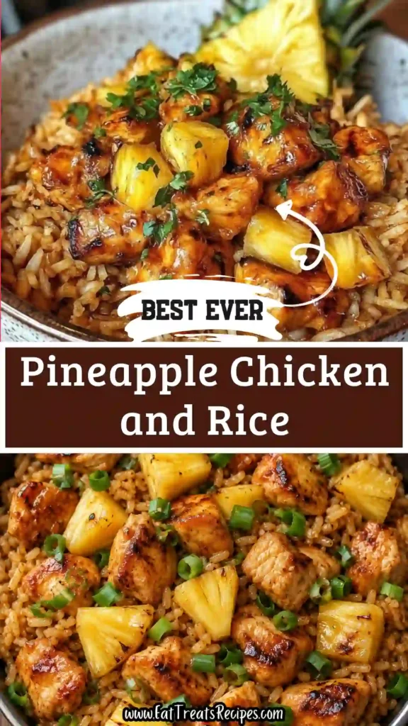pineapple chicken and rice
