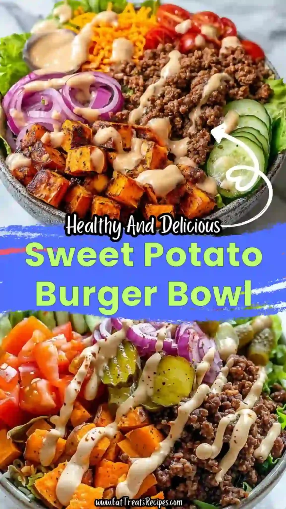 sweet potato burger bowl
