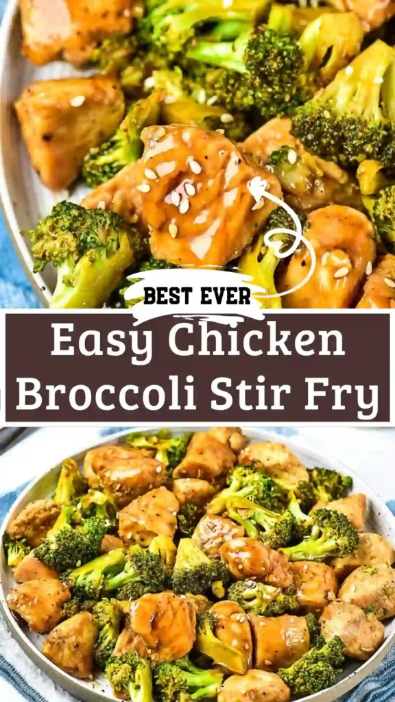 Family-style Chicken Broccoli Stir Fry