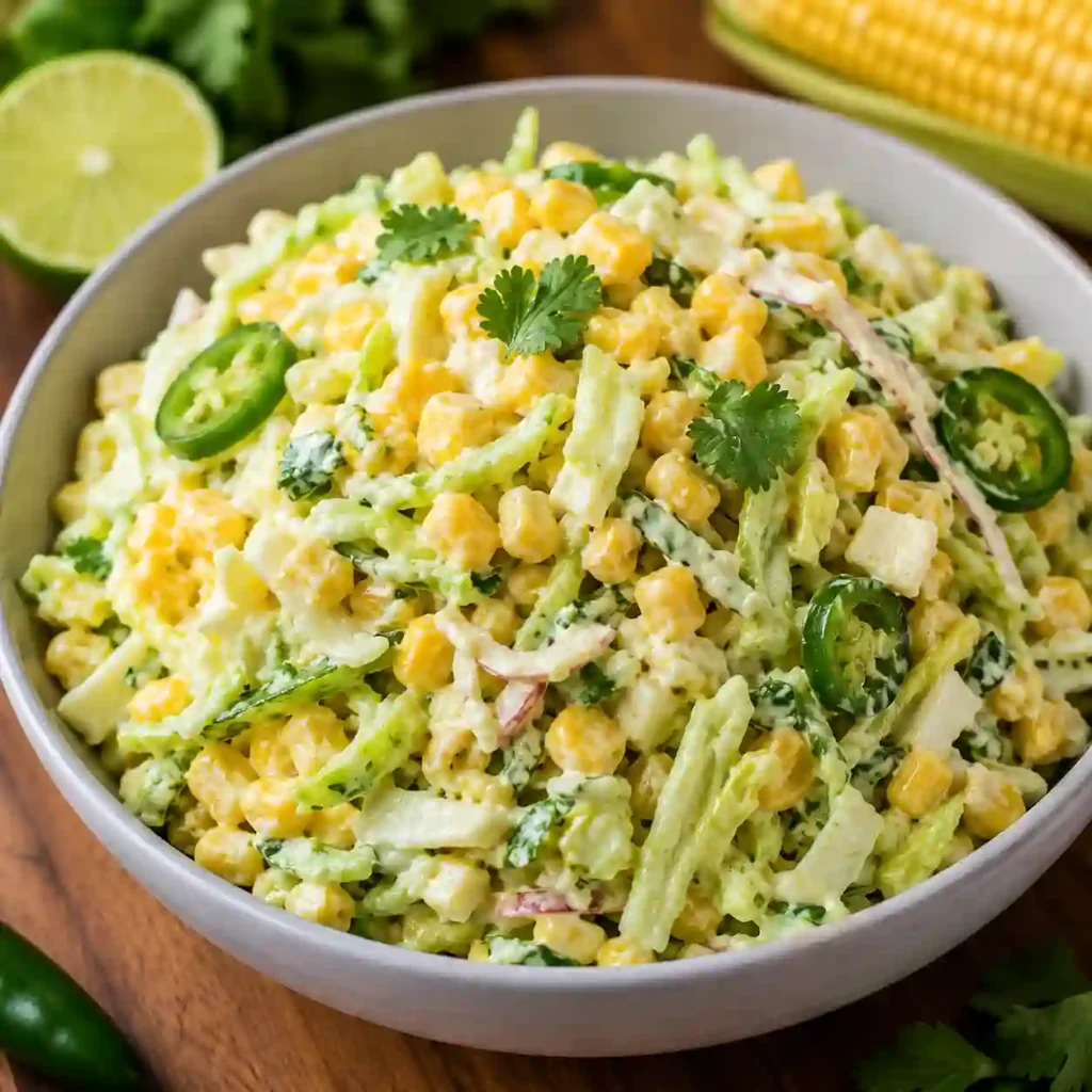 Jalapeno Corn Coleslaw